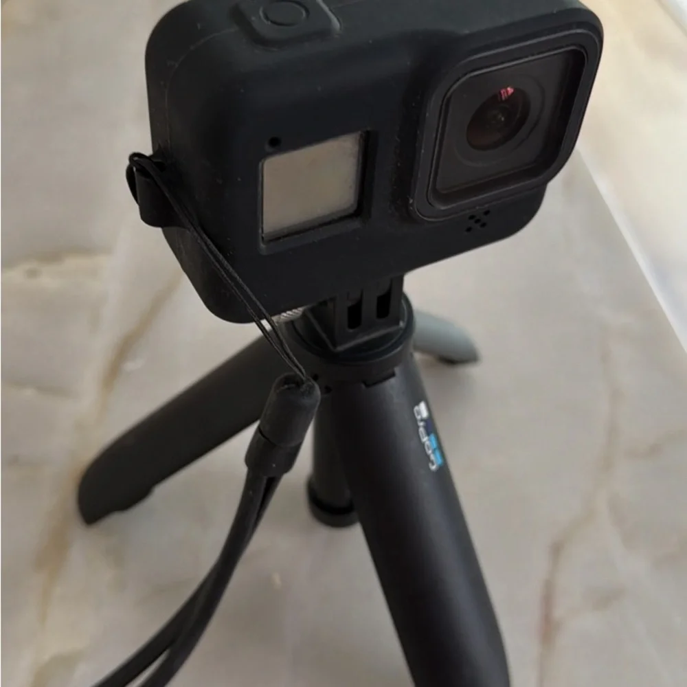GoPro Hero 8 Black with tripod